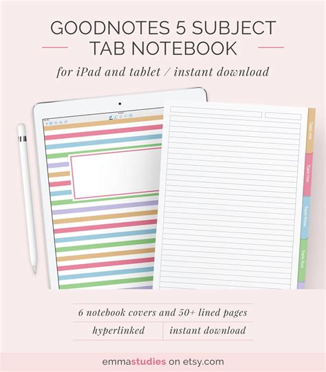 Goodnotes Cover Templates